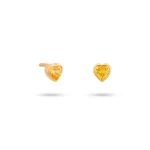 گوشواره قلب ریز